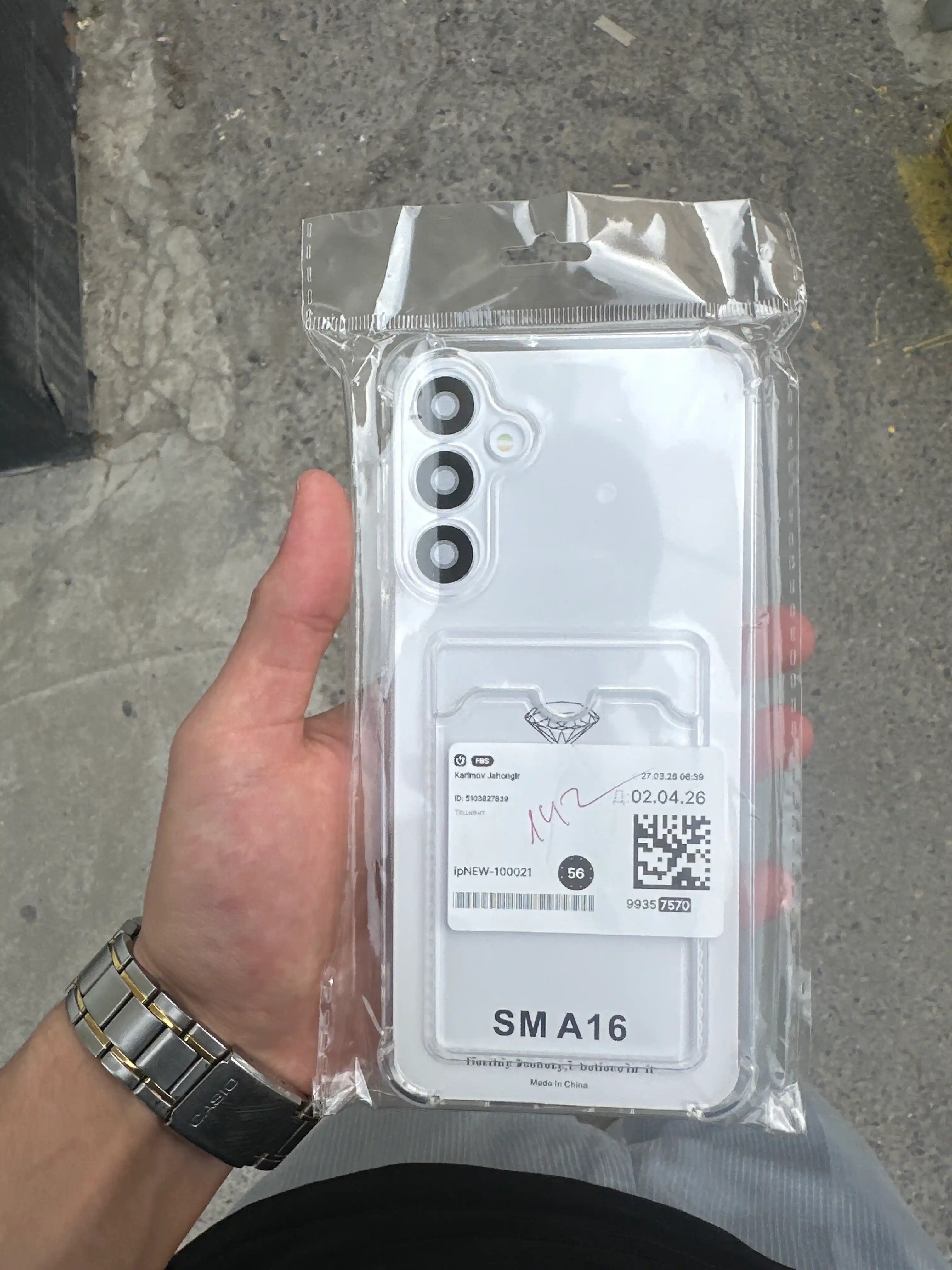 Shaffof va silikon g'ilof Samsung A07, A16, A17, A26, A36, A56