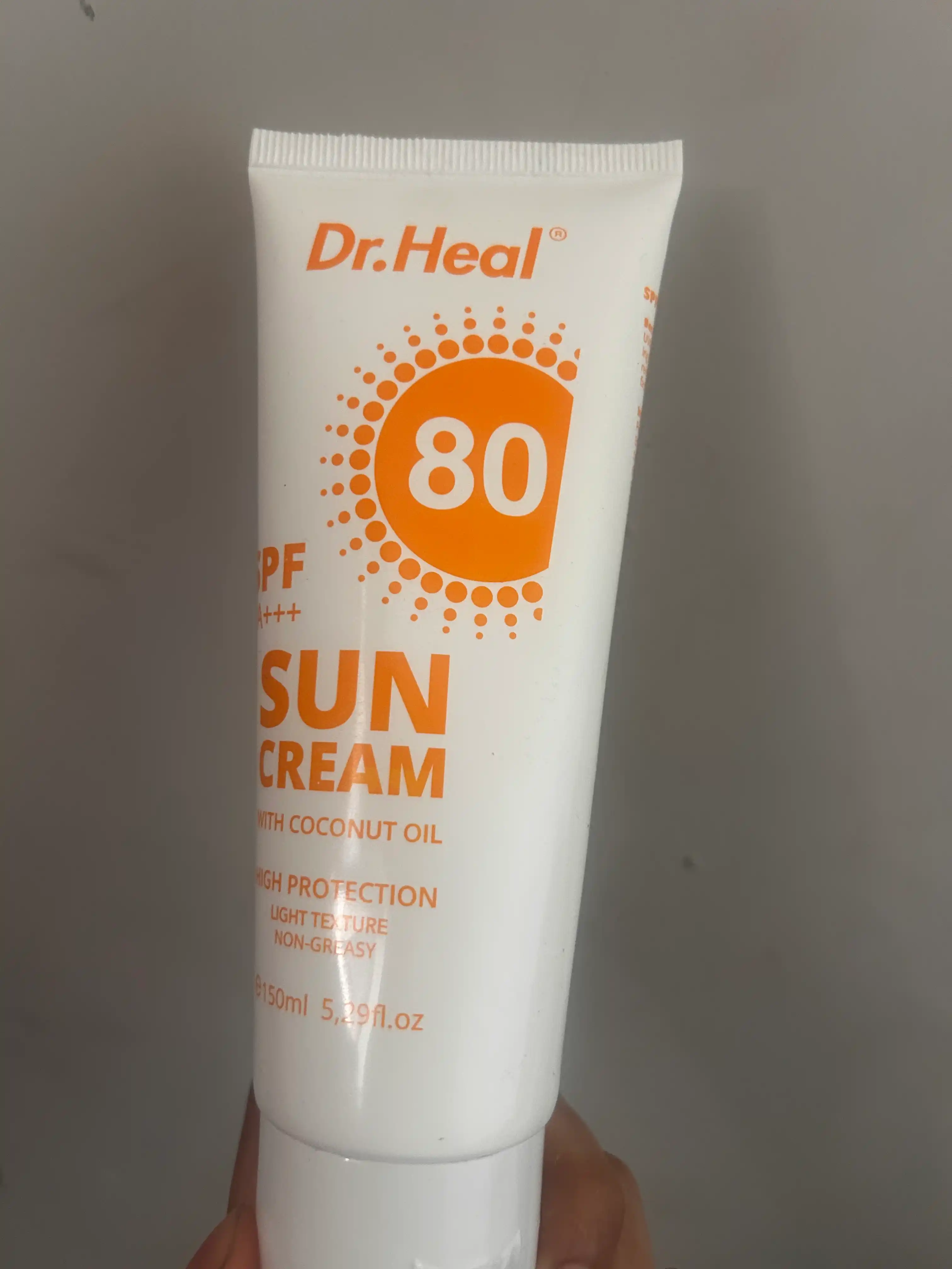 Увлажняющий, отбеливающий и антивозрастной солнцезащитный крем Dr.Heal, SPF80 PA