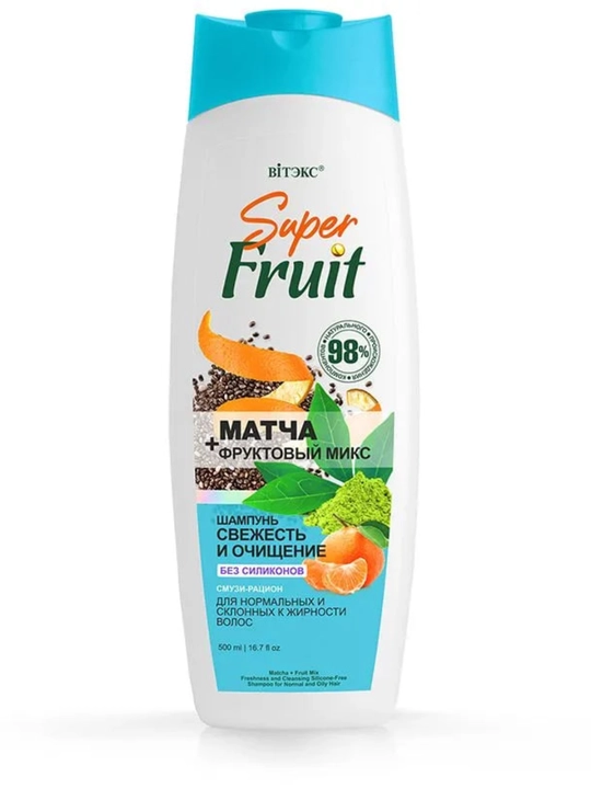 Шампунь SuperFRUIT фруктовый микс, 500 мл - 