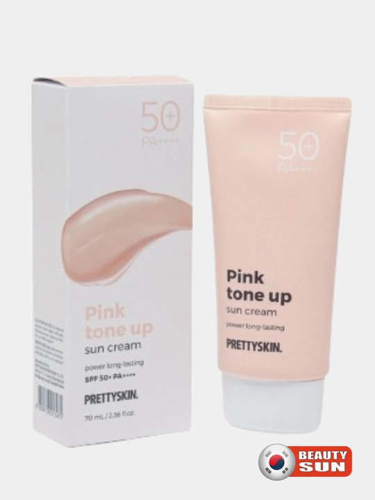 Yuz uchun namlovchi, quyoshdan himoyalovchi krem, Pretty Skin, SPF50+ PA++++ 4 xil, 70 ml