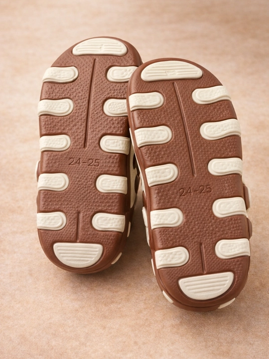 Bolalar kroks shippak, yengil va qulay, dekorli, yozgi sandal, orqa tasma