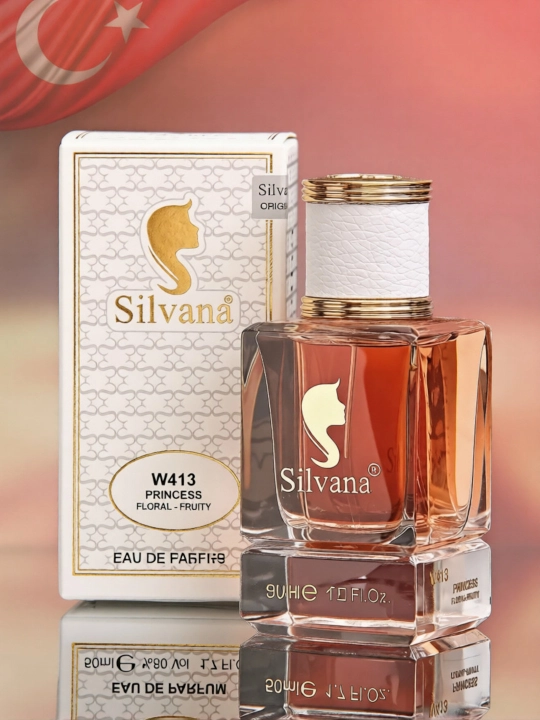 Parfyumlangan suv SILVANA W413, Modern Princess Lanvin, 50 va 18 ml