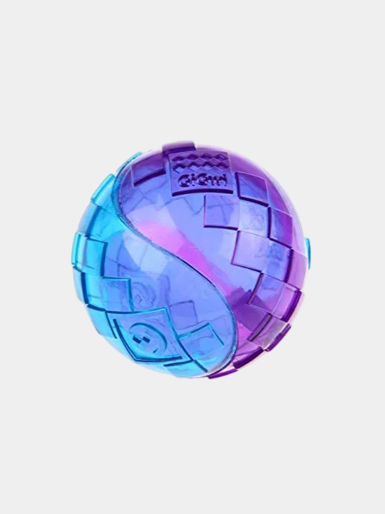 Itlar uchun o'yinchoq GiGwi Ball G'ichirlagan ikkita shar, 6 sm