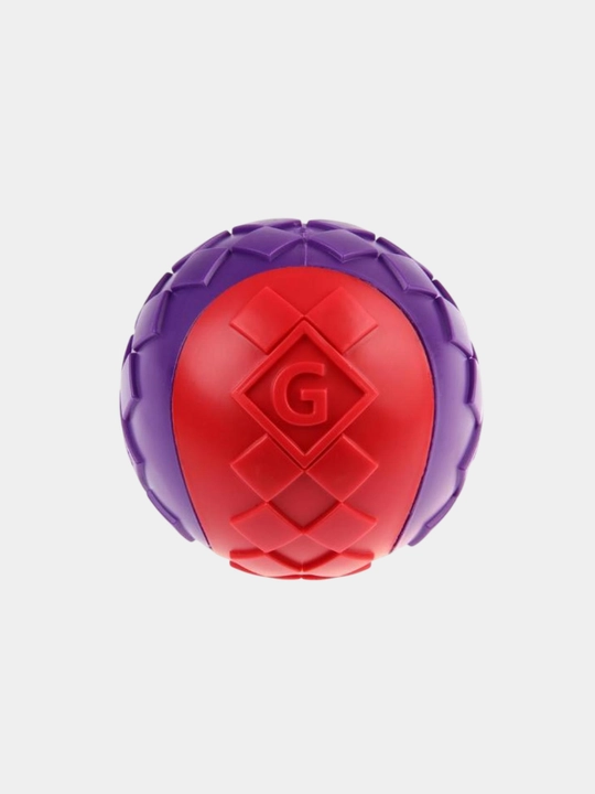 Itlar uchun o'yinchoq GiGwi Ball G'ichirlagan ikkita shar, 6 sm