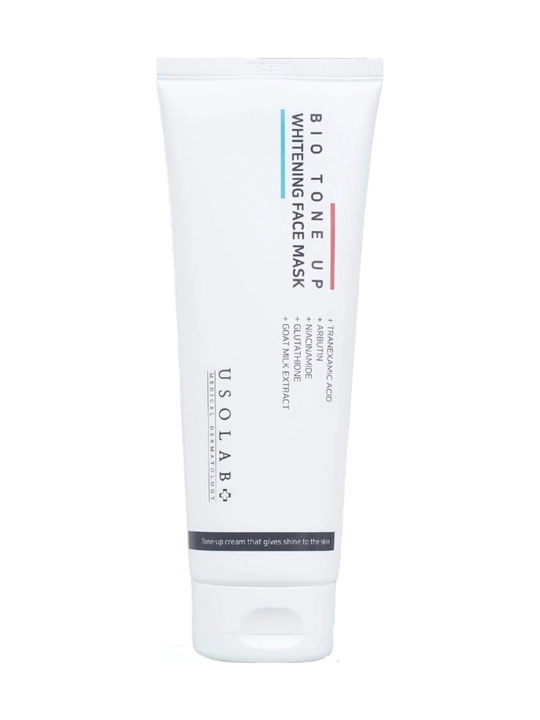 Маска для лица Usolab Bio Tone Up Whitening Face Mask, 250 мл - 
