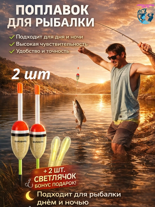 Длинный светящийся поплавок - 