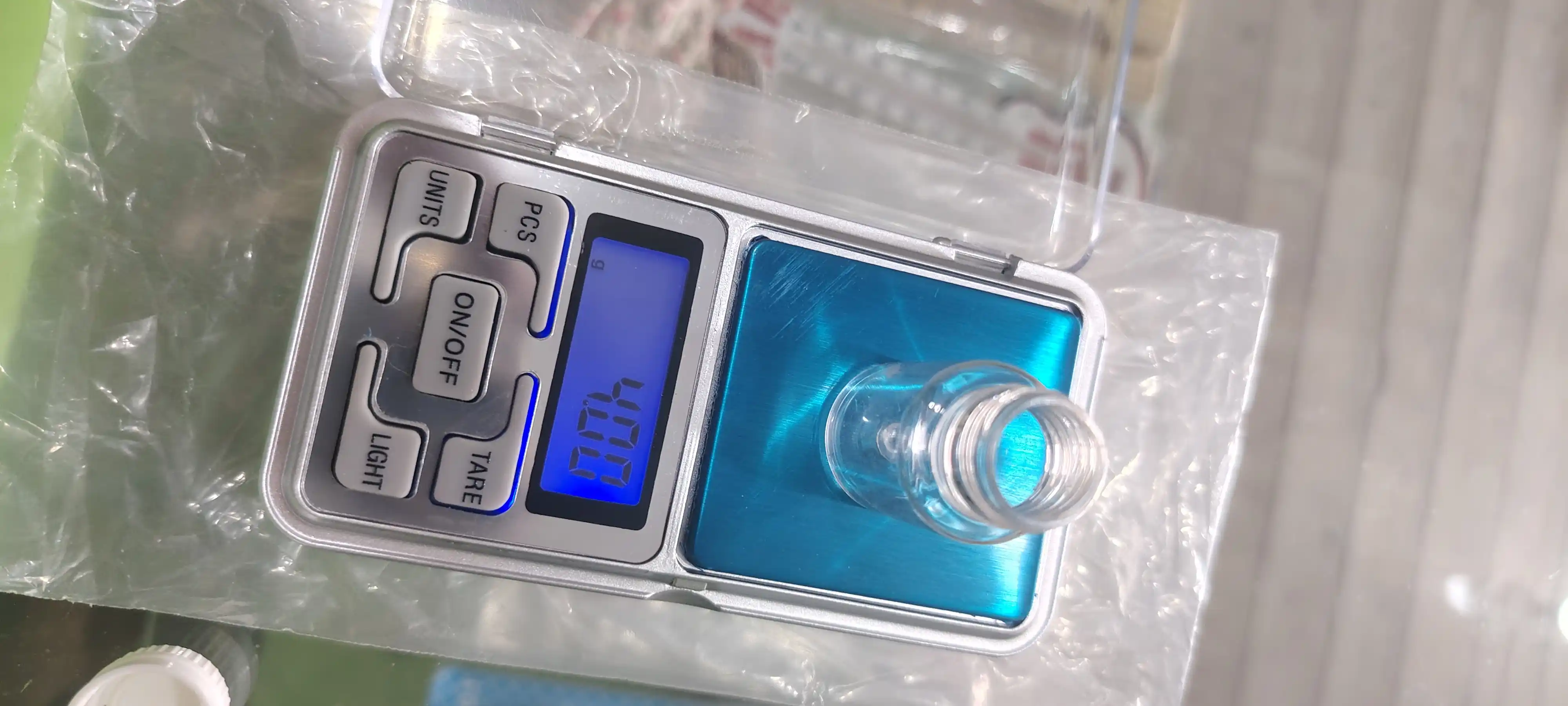 Elektron zargarlik tarozisi, batareykalar bilan, 500 gr