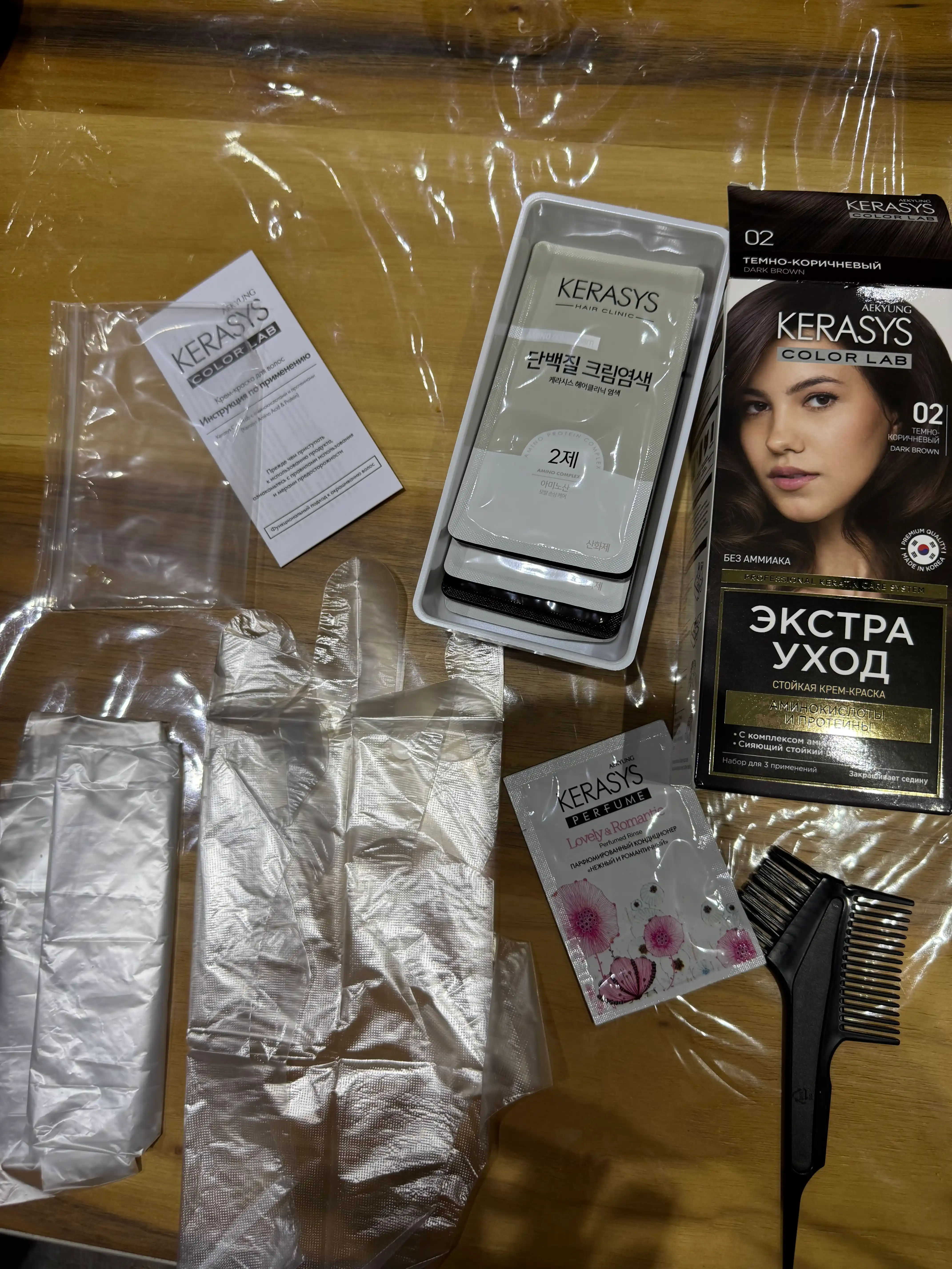 Корейская краска для волос, без аммиака, без сульфатов Kerasys Color Lab