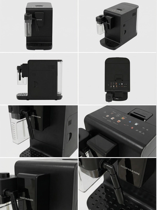 SCM1602TCBK/HF avtomatik qahva mashinasi, 1550 Vt, 20 bar, don/maydalangan, kapuchinator