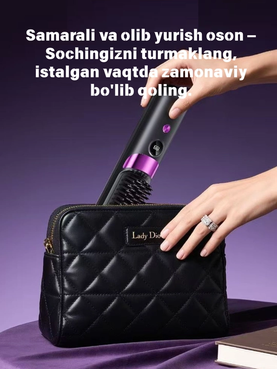 4 rejimli LED ko‘rsatkichli sochni tekislaydigan taroq – aqlli harorat nazorati