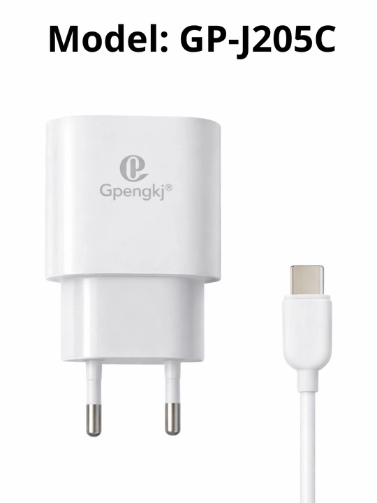 Быстрое зарядное устройство Gpengkj 20W USB с кабелем Type-C / Lightning
