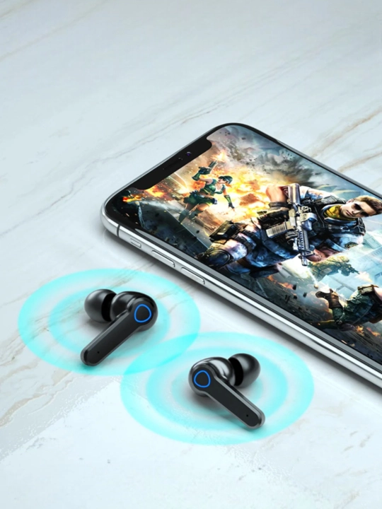 M19 TWS simsiz naushniklar Bluetooth 5.3 – IPX5 suvga chidamli, LED displey
