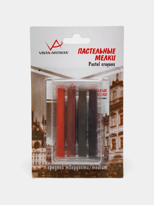 Pastel qalamlar badiiy VISTA-ARTISTA VAAC, 4 dona. 02 - tuproq rangli - 