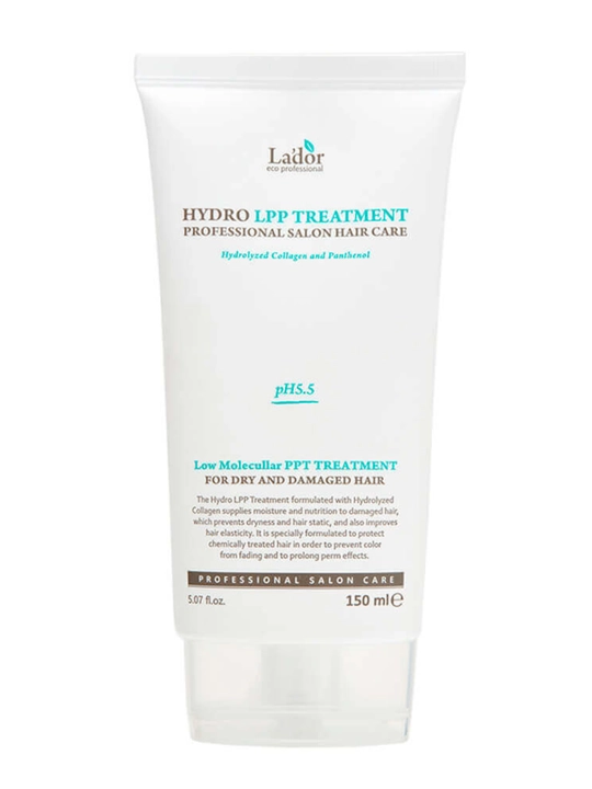 Маска для повреждённых и сухих волос с коллагеном Lador Hydro LPP Treatment