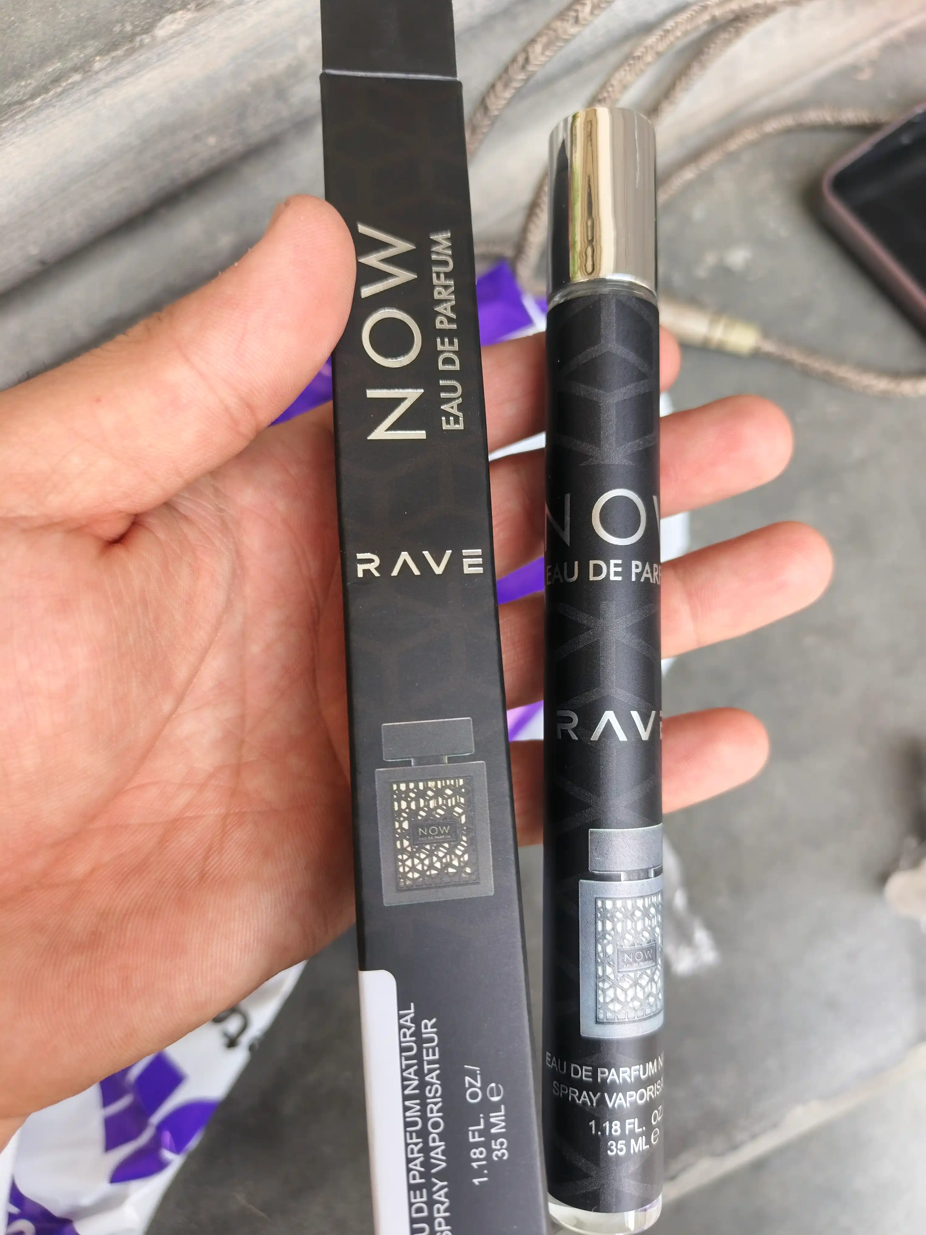 Erkaklar uchun atir, Now Rave Lattafa, Now atir, sovg'a uchun, 35 ml 