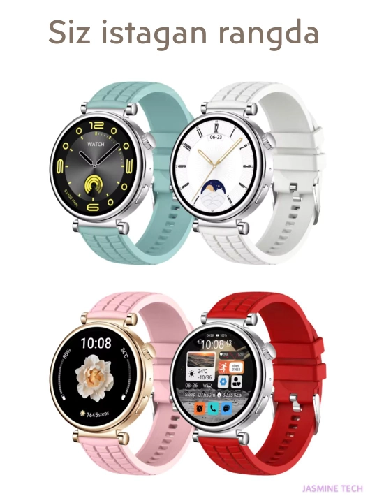 Ayollar AQLLI SOATi (smart watch), AMOLED, simsiz quvvatlash