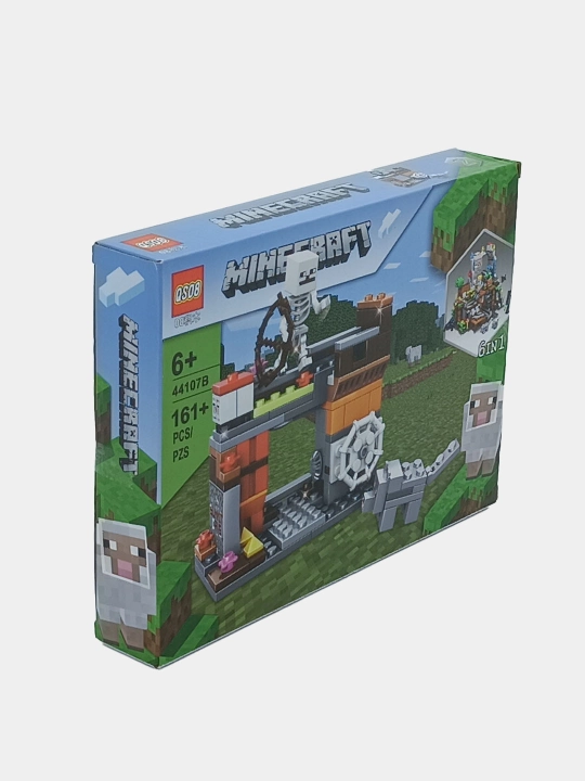 Konstruksiyalar QS08 6-in-1 G'or Minecraft Summit River, 44107