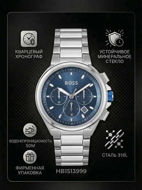 Мужские часы Hugo Boss HB1513999 - 