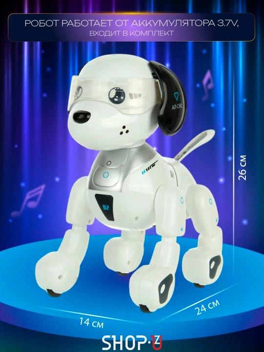 Radio-boshqariladigan interaktiv aqlli robot