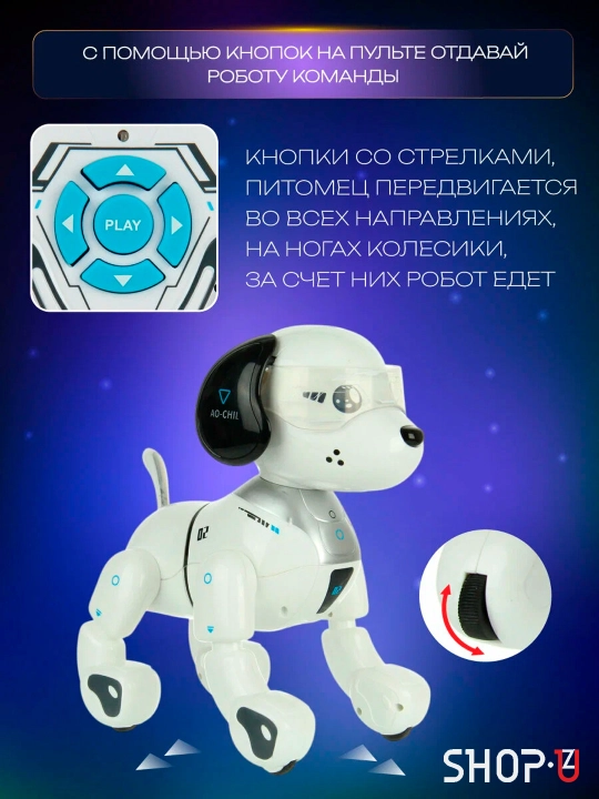 Radio-boshqariladigan interaktiv aqlli robot