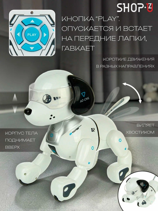 Radio-boshqariladigan interaktiv aqlli robot
