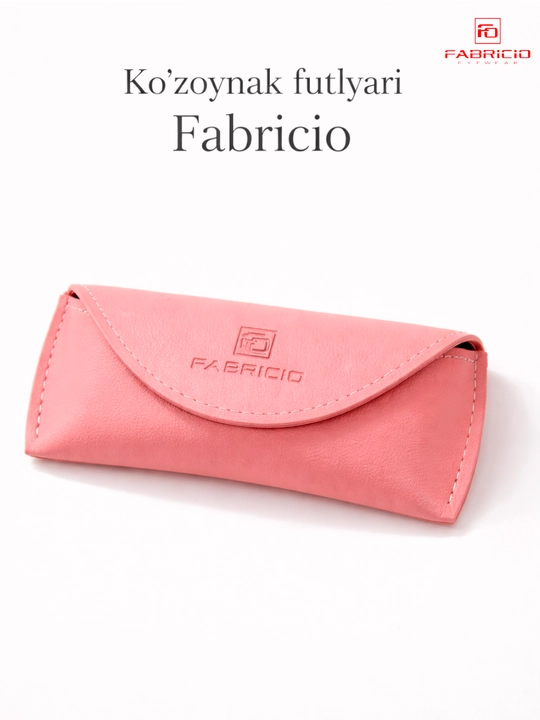 Футляр для очков от Fabricio, чехол для хранения очков, есть вариант с салфеткой