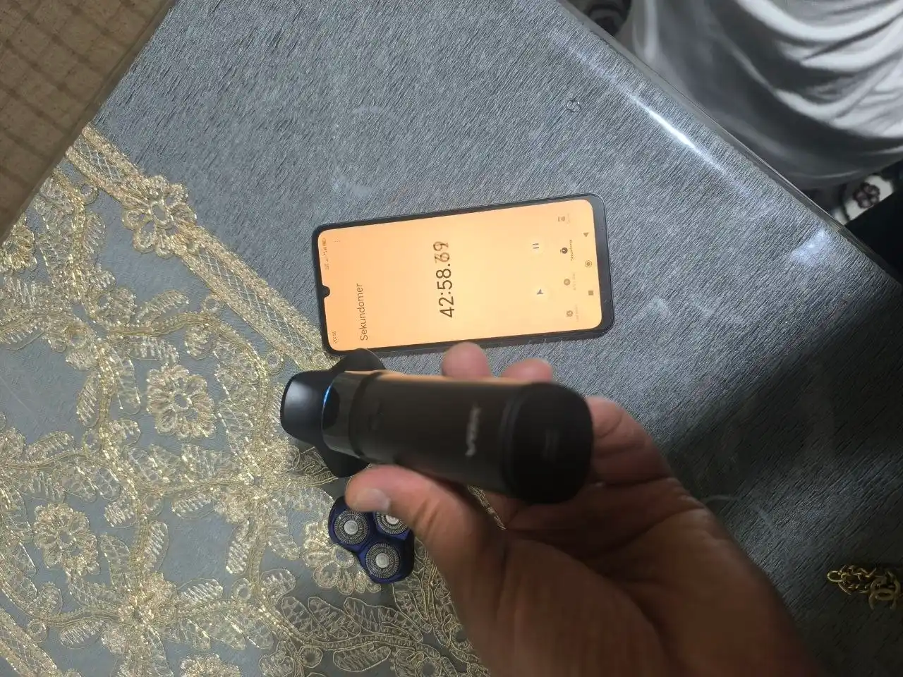 Erkaklar elektr soqol mashinkasi VGR, trimmer, soch kesish va soqol olish mashinasi