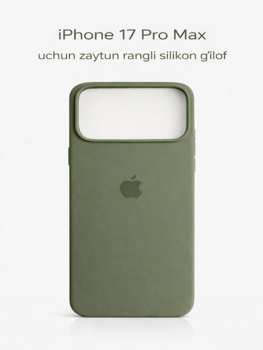 IPhone 17 / 16 / 15 / 14 / 13 / 12 Pro Maxlar uchun silikon g‘iloflar - 