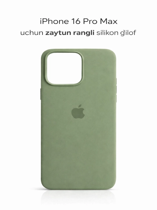 IPhone 17 / 16 / 15 / 14 / 13 / 12 Pro Maxlar uchun silikon g‘iloflar
