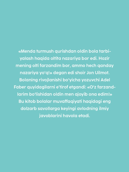 Bolalar muvaffaqiyatga qanday erishadilar 1,2; Moʻmin Sekman Dr. Bahar Erish kitobi