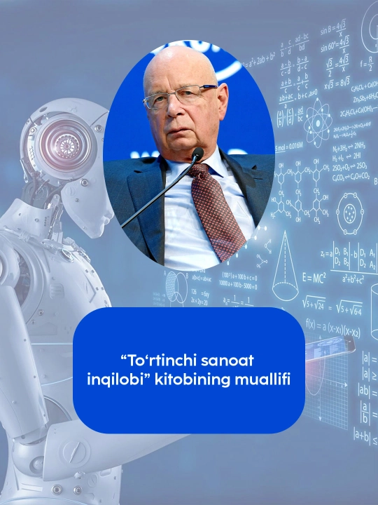Китоб Клаус Шваб, туртинчи саноат инкилоби, сунъий интеллект, иктисодиёт, глобал узгаришлар