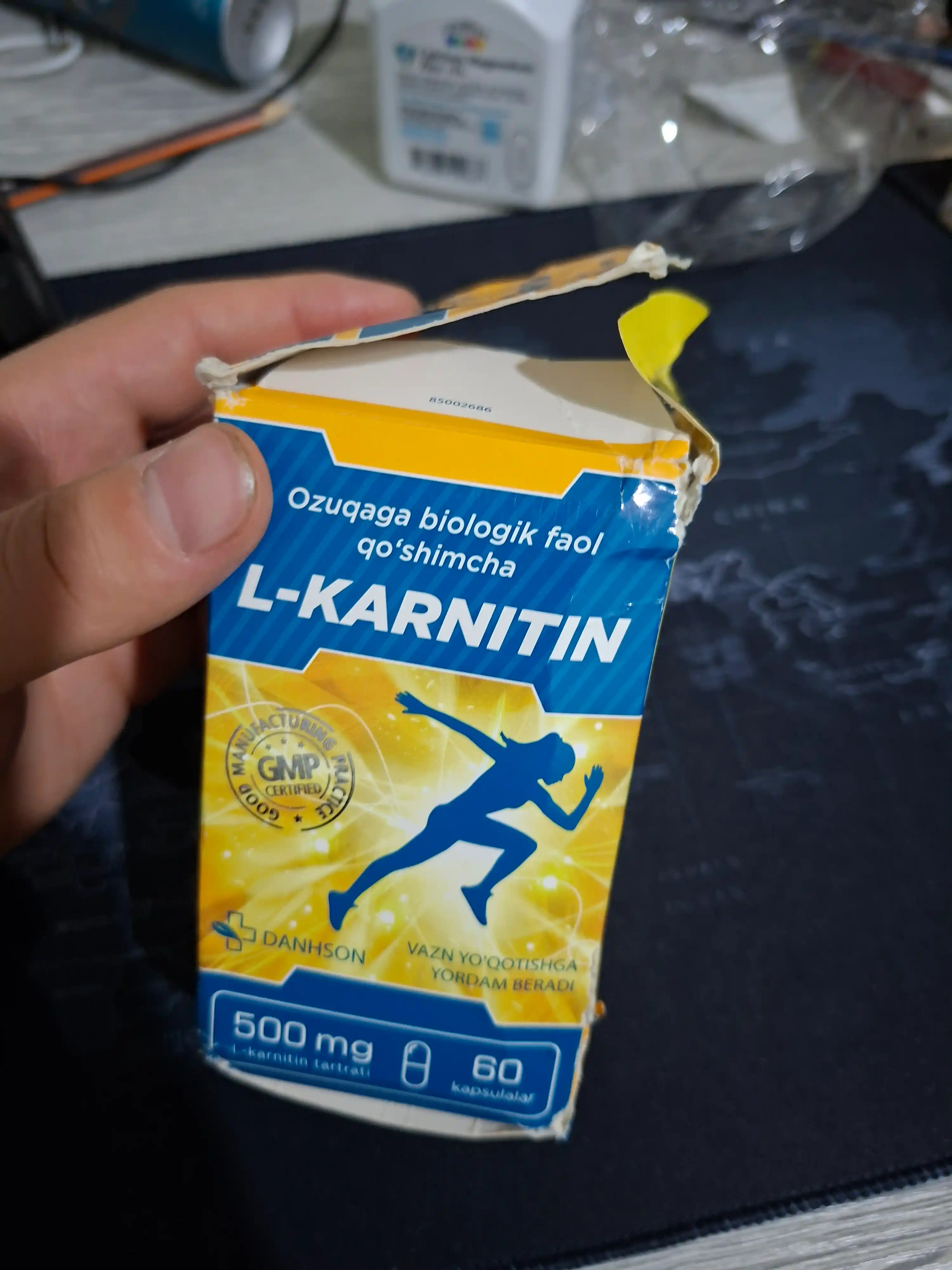 L-KARNITIN-500  mg, 60 kapsullar