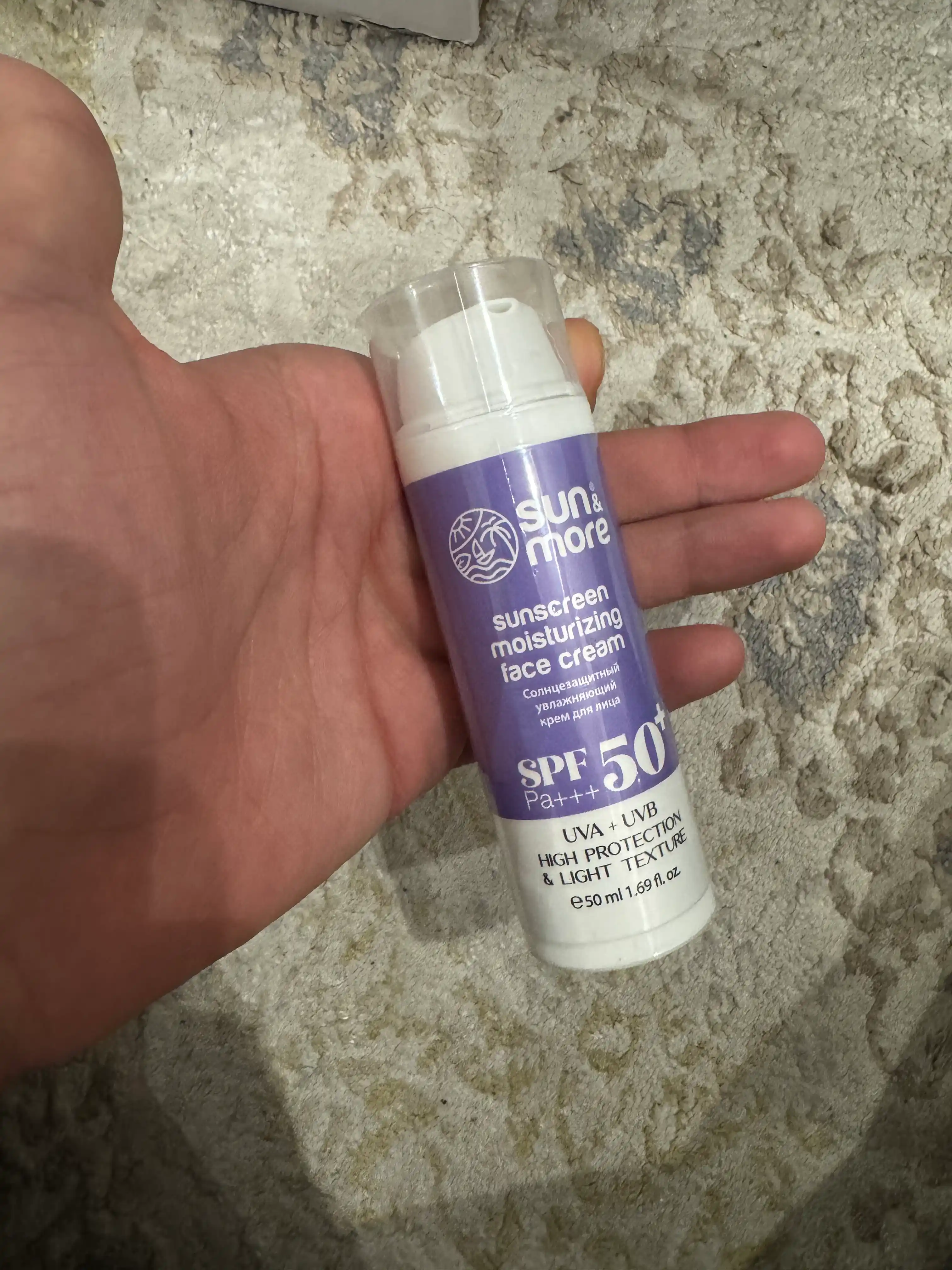 Мужской и женский солнцезащитный крем SPF 50+, защита от UVA и UVB