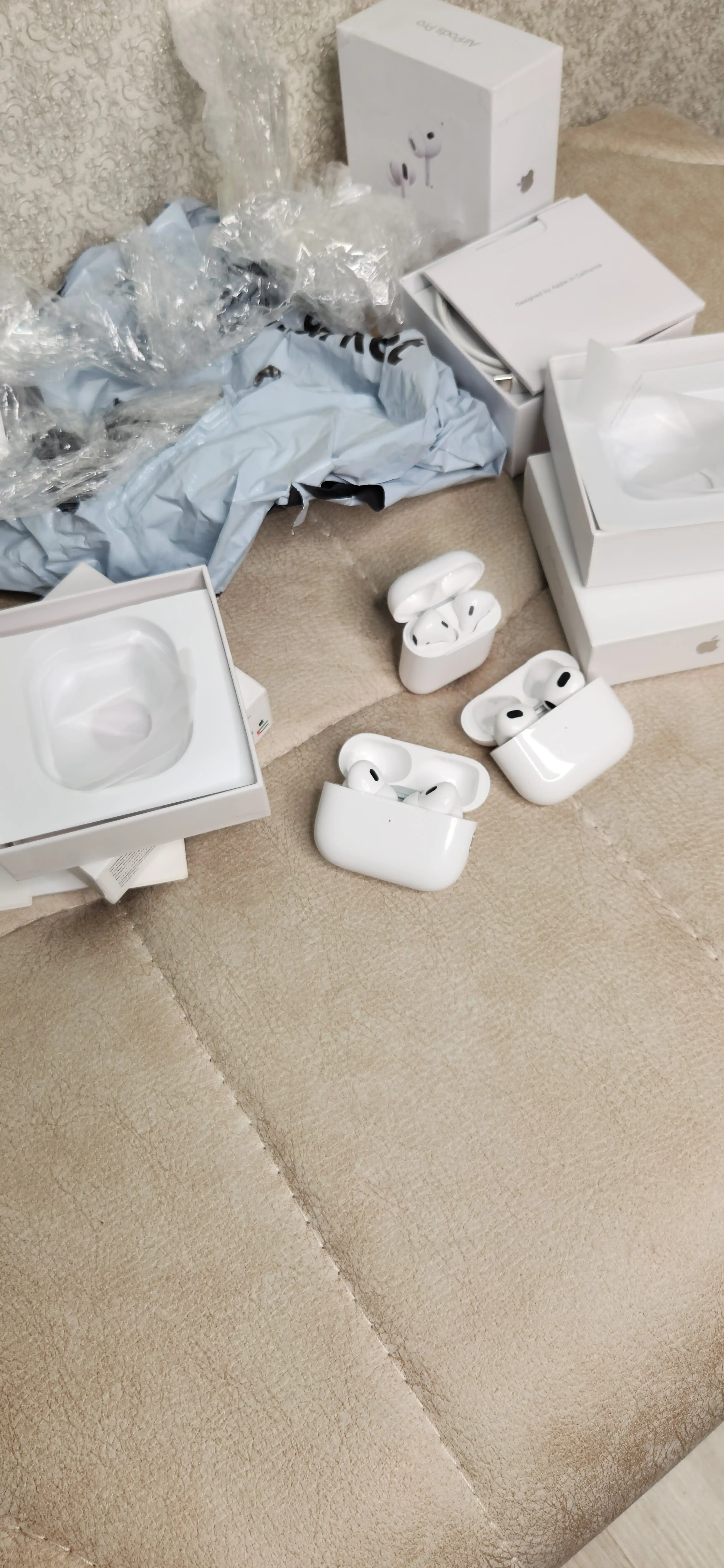 Simsiz quloqchinlar pods 3 sensorli, iPhone va Android uchun naushniklar