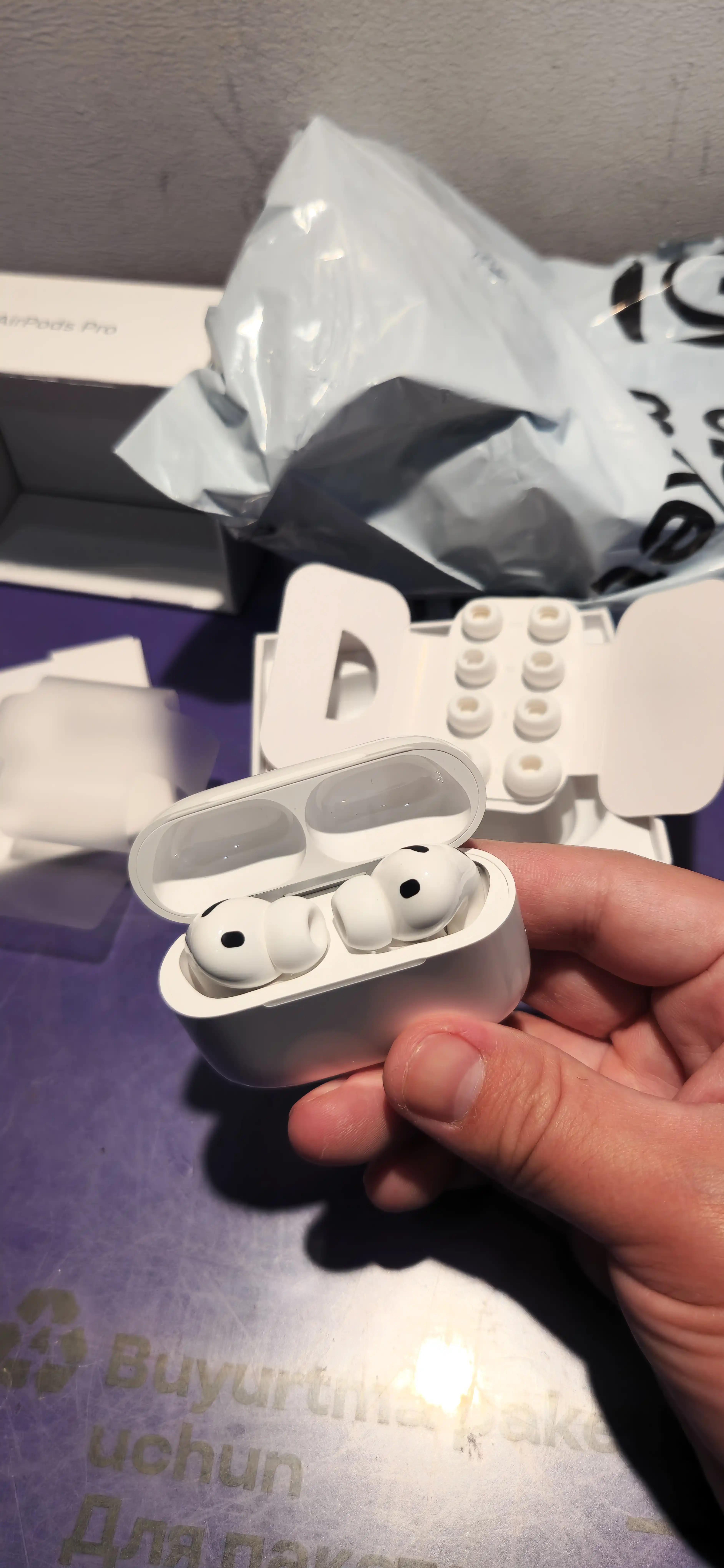 Simsiz quloqchinlar pods 3 sensorli, iPhone va Android uchun naushniklar
