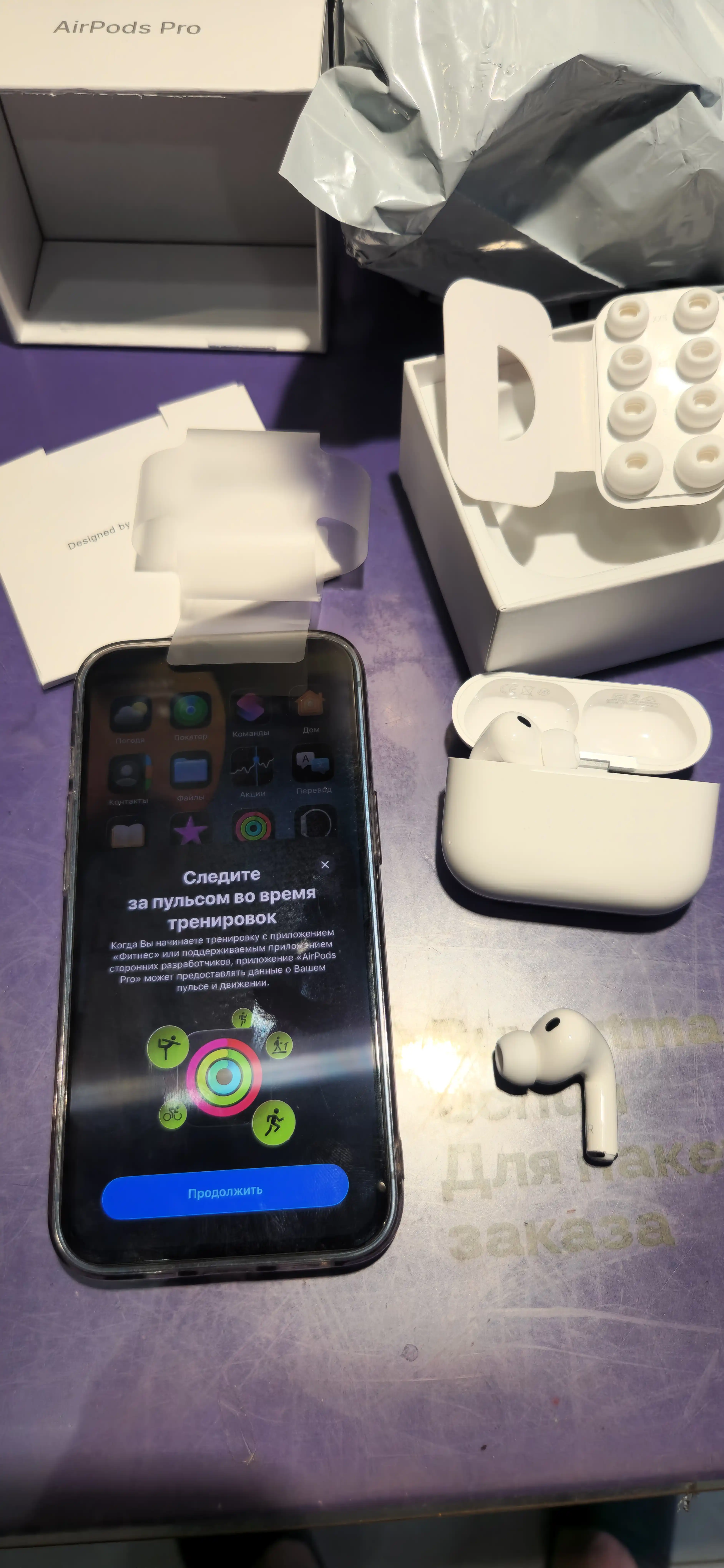 Simsiz quloqchinlar pods 3 sensorli, iPhone va Android uchun naushniklar