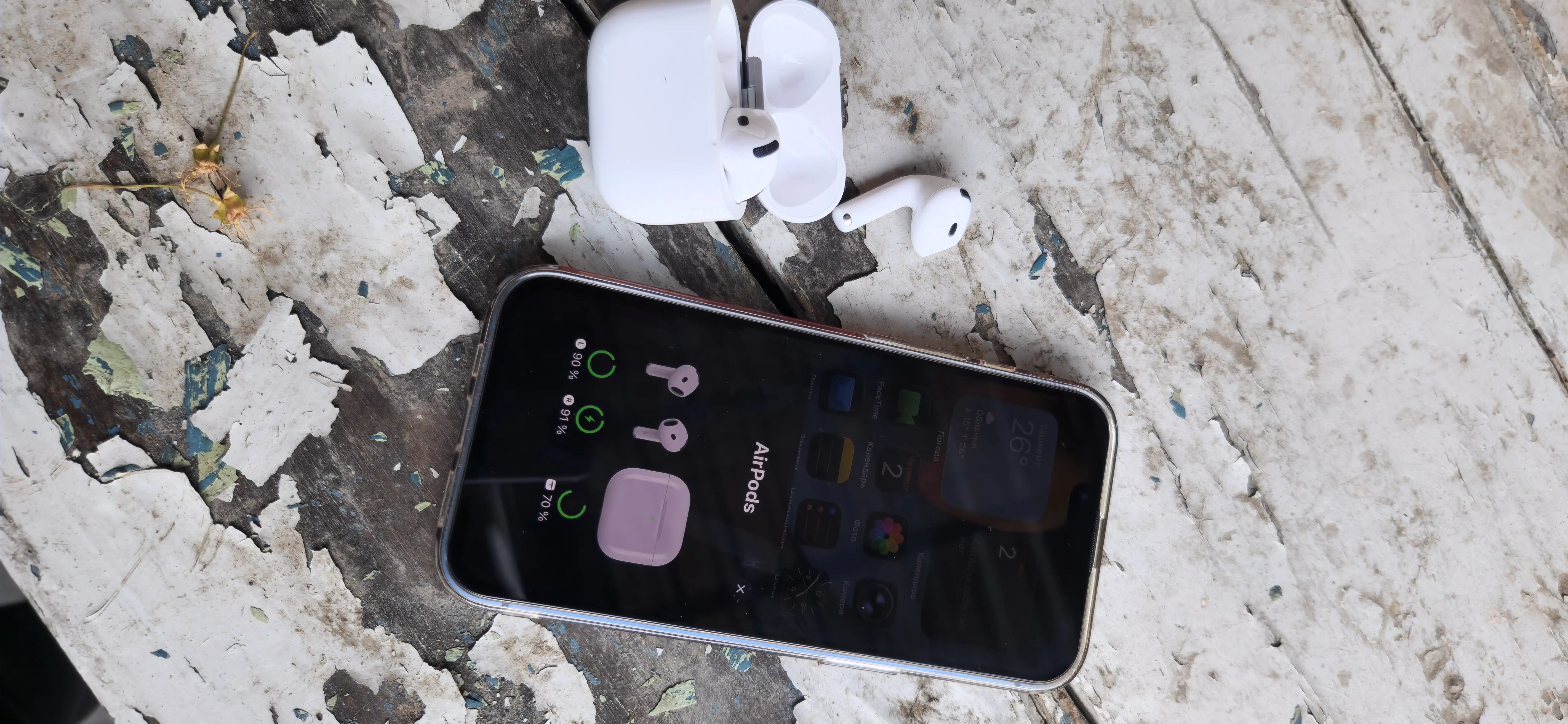 Simsiz quloqchinlar pods 3 sensorli, iPhone va Android uchun naushniklar