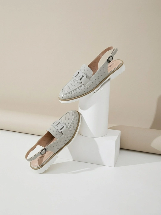 Женские лоферы slingback