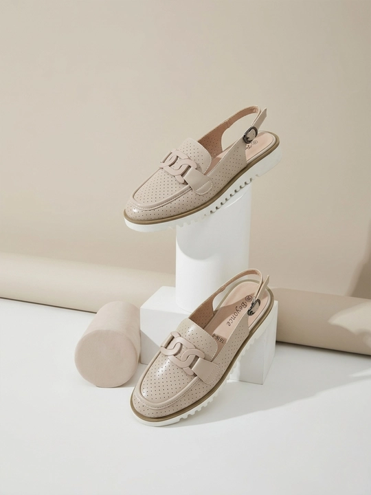 Женские лоферы slingback
