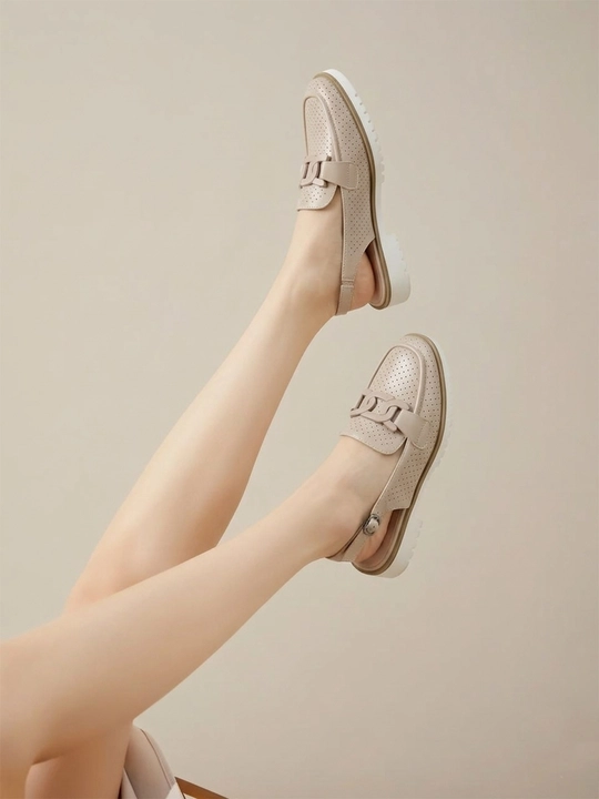 Женские лоферы slingback
