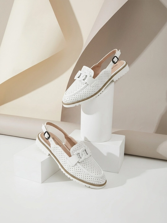 Женские лоферы slingback