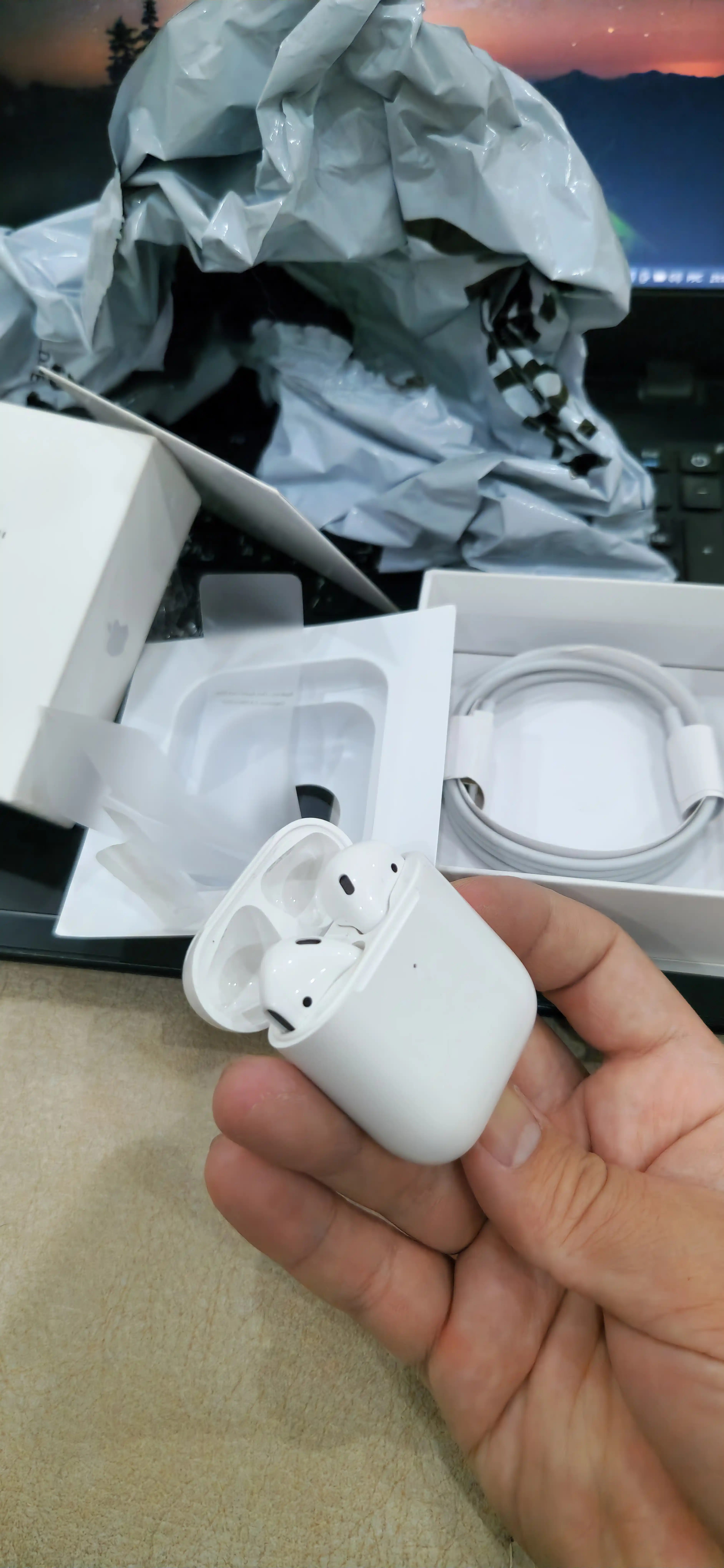 Simsiz quloqchinlar pods 3 sensorli, iPhone va Android uchun naushniklar