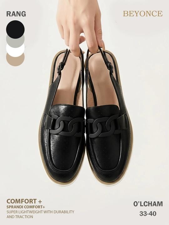 Женские лоферы slingback - 