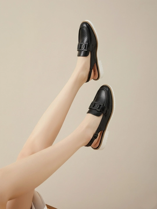 Женские лоферы slingback