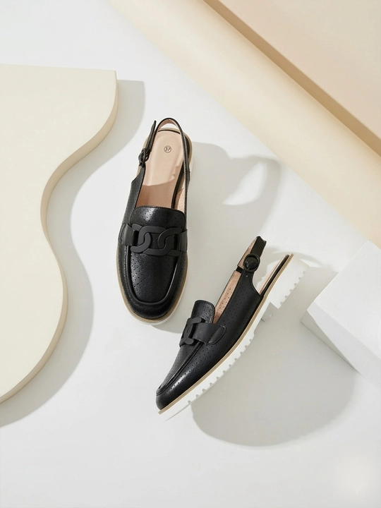 Женские лоферы slingback