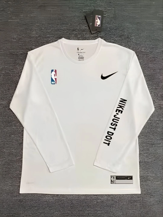 Мужской спортивный лонгслив Nike NBA, футболка с длинным рукавом