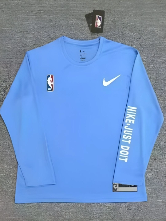 Мужской спортивный лонгслив Nike NBA, футболка с длинным рукавом