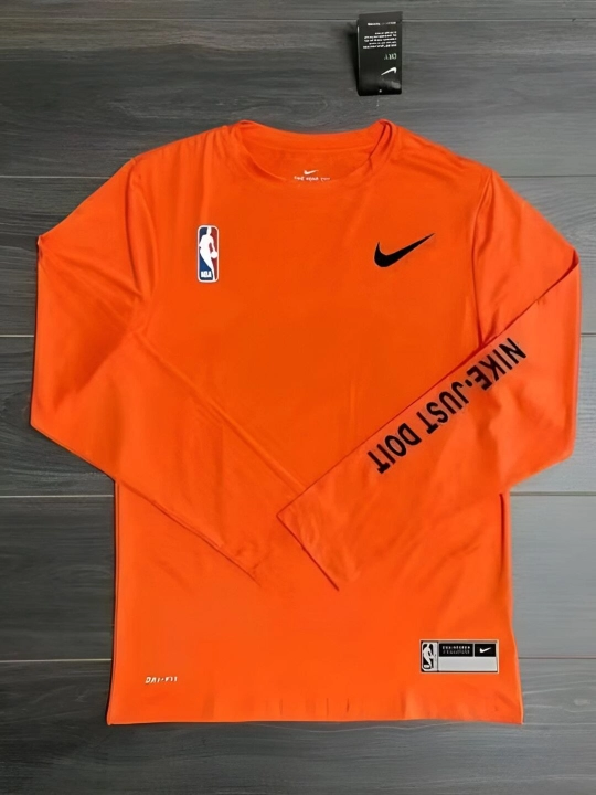 Мужской спортивный лонгслив Nike NBA, футболка с длинным рукавом