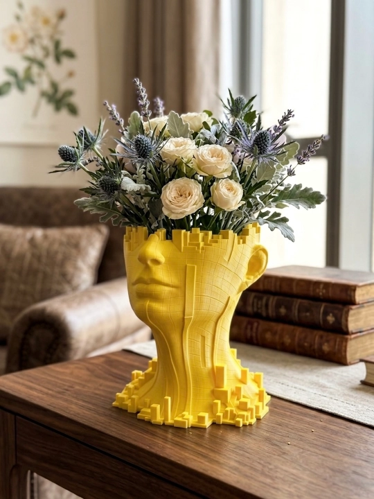 Ваза "Эврика" Rayelle home, из 3D пластика