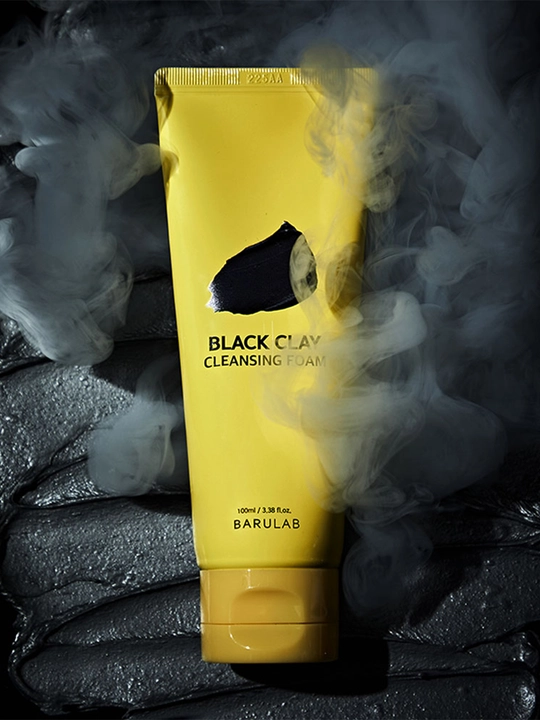 Qora gil bilan tozalovchi yuz ko‘pigi BARULAB Black Clay Cleansing Foam, 100 ml